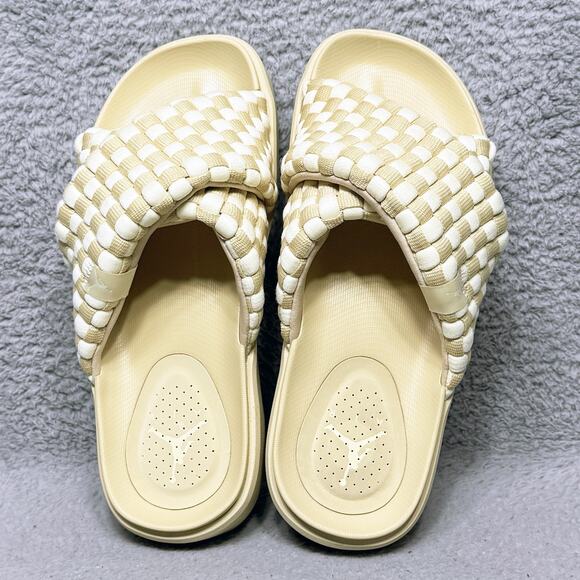 Nike Air Jordan Sophia Womens Size 11 Slide Sandals Team Gold White DO8863-701 - Picture 5 of 9